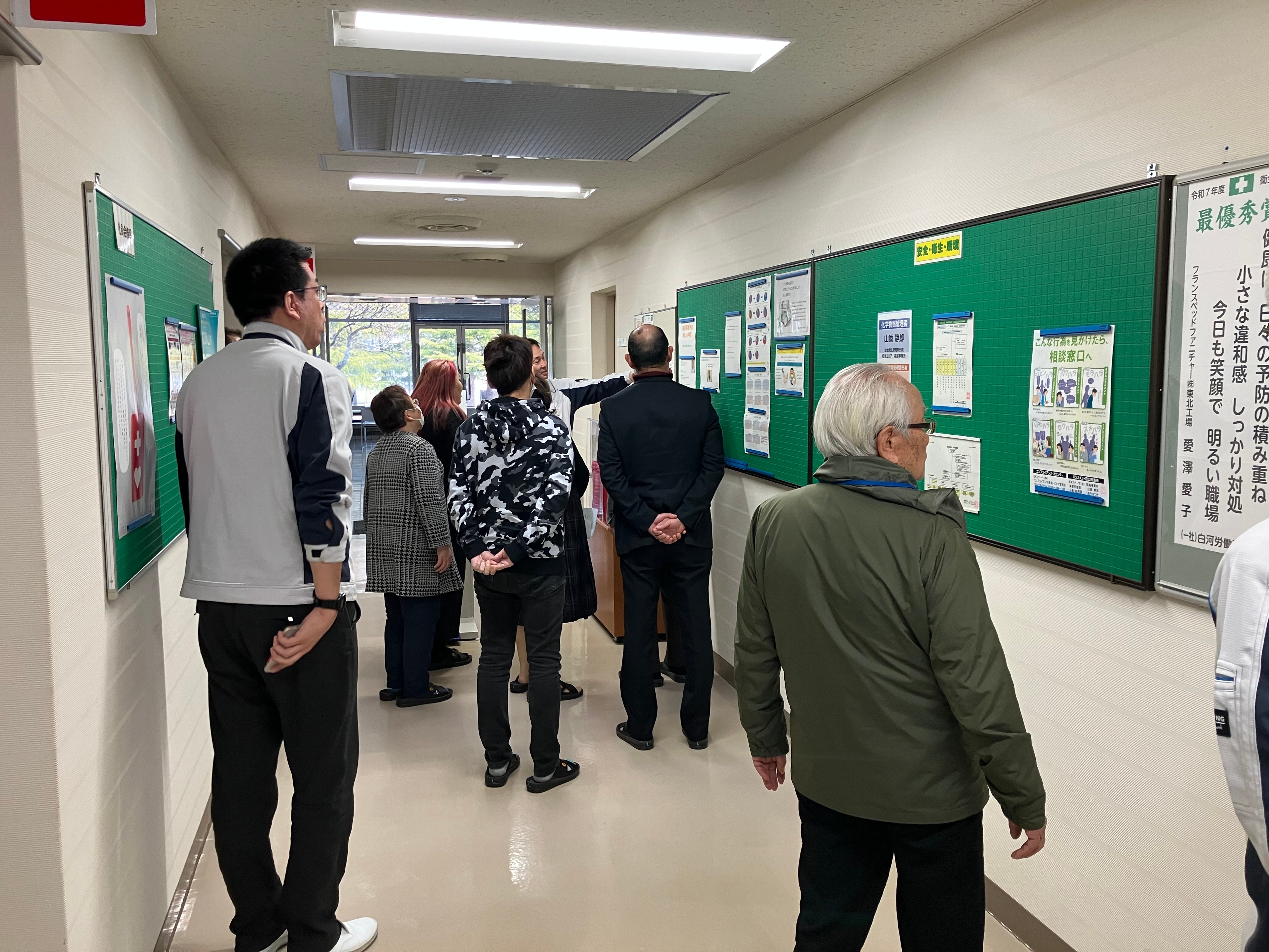 工場見学の様子