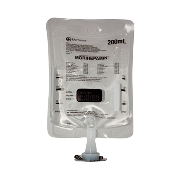 Image of infusion bag in Vietnam as of August, 2021.