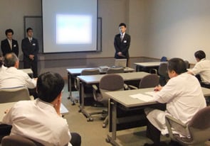 ドクターへの製品案内を想定した研修
