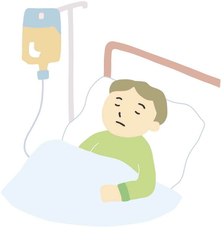 イラスト：病床イメージ