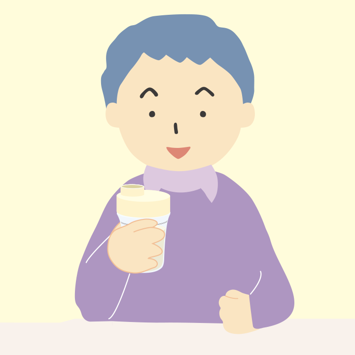 4.約300mL（約1kcal/mL）の溶液となります。